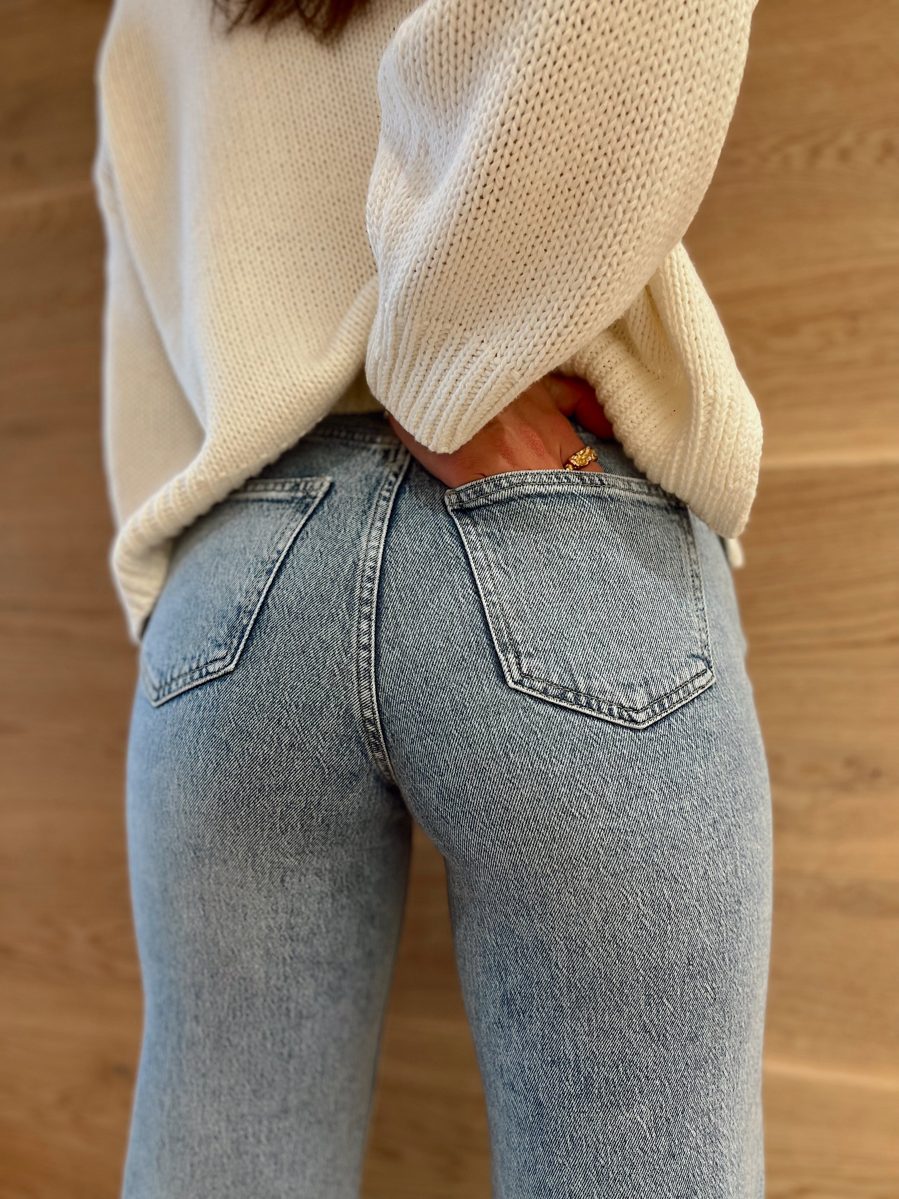 VMTESSA Wide Jeans - Light Blue Denim